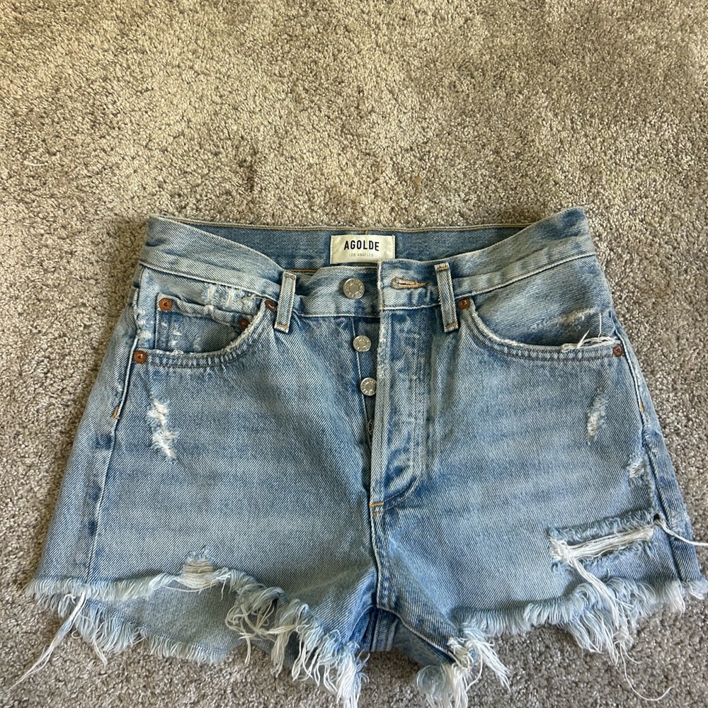 Agolde denim shorts
